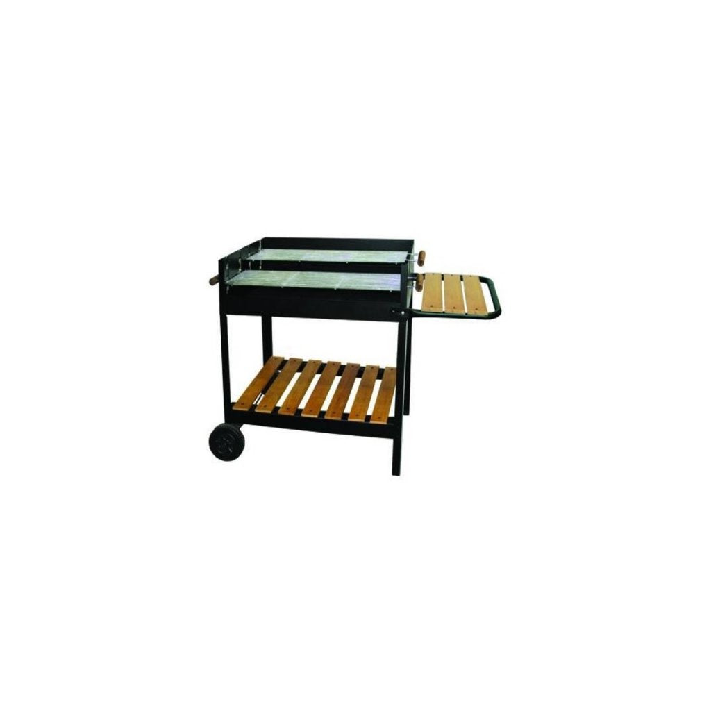 BBQ Lapillo con Doppia Griglia 73x50 cm, Altezza 83 cm - Modello Texas