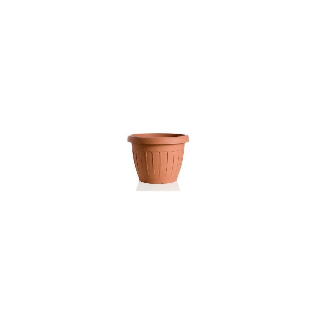 BAMA Vaso Tondo da Terra in Terracotta, Diametro 70 cm