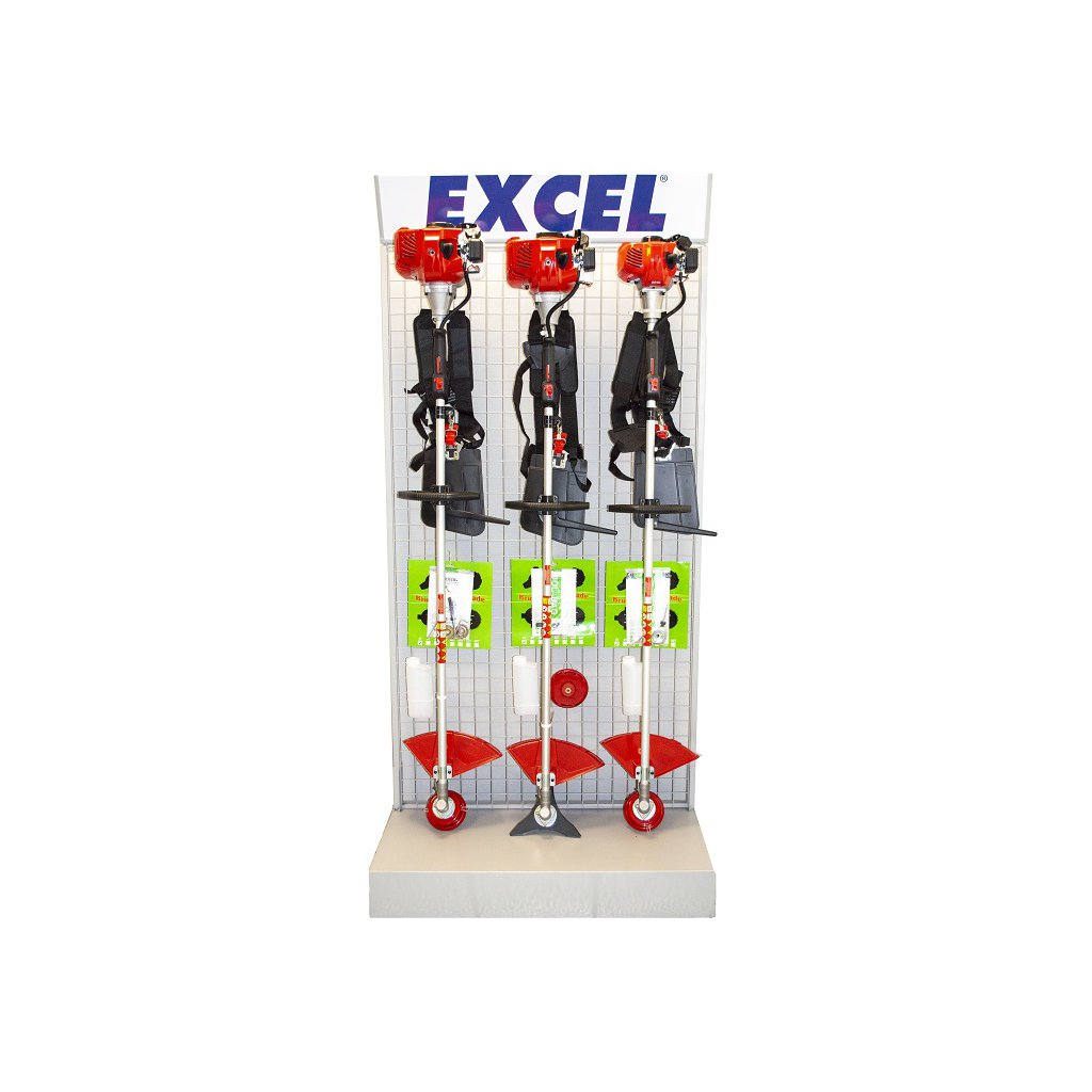 Espositore da Terra Vuoto Excel Grigliato 1x2 (2 Colli)