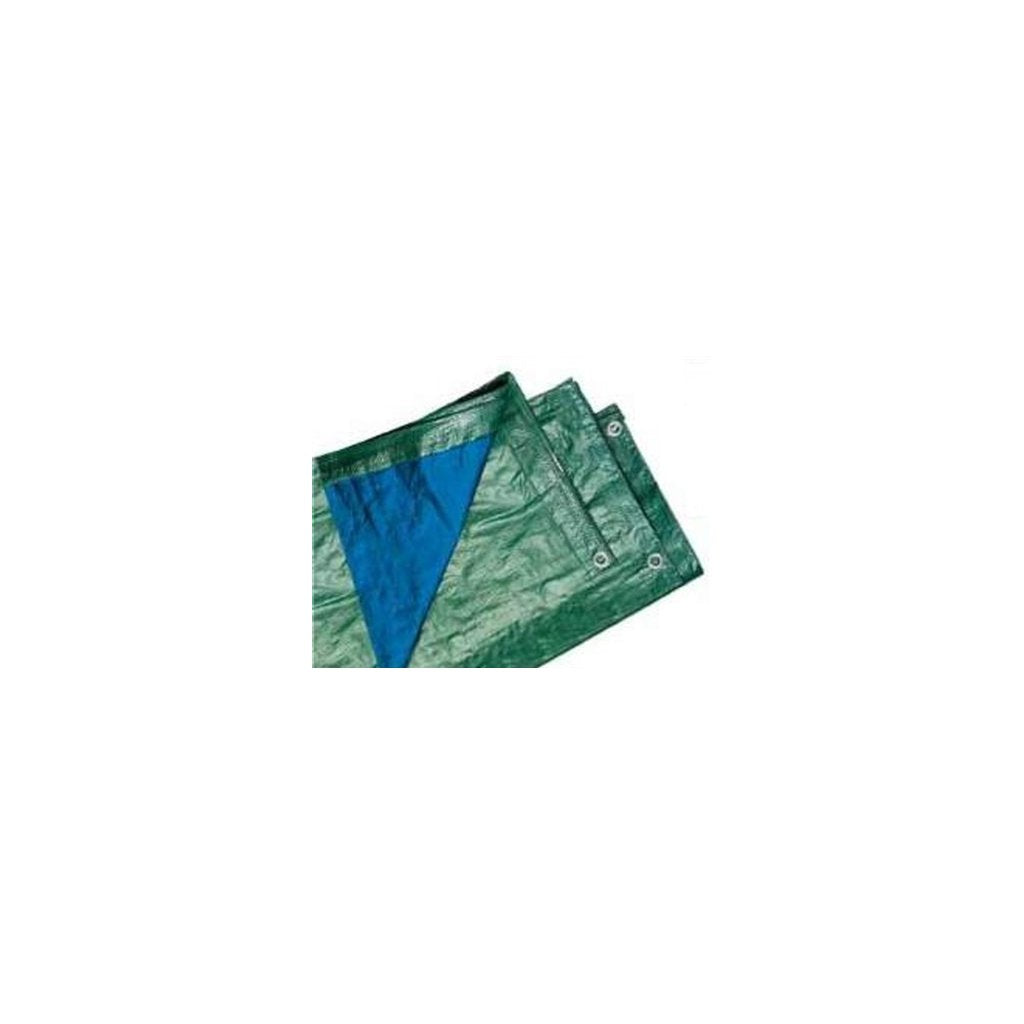 Telone Occhiellato per Hobby 8x10 Metri, Blu/Verde, 85g