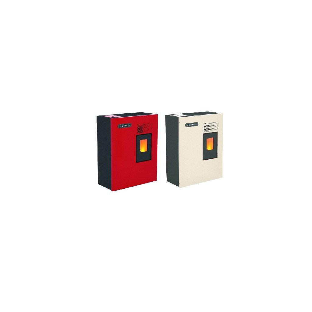 Stufa a Pellet Slim Camilla 4,5 kW Rossa (4 kW)