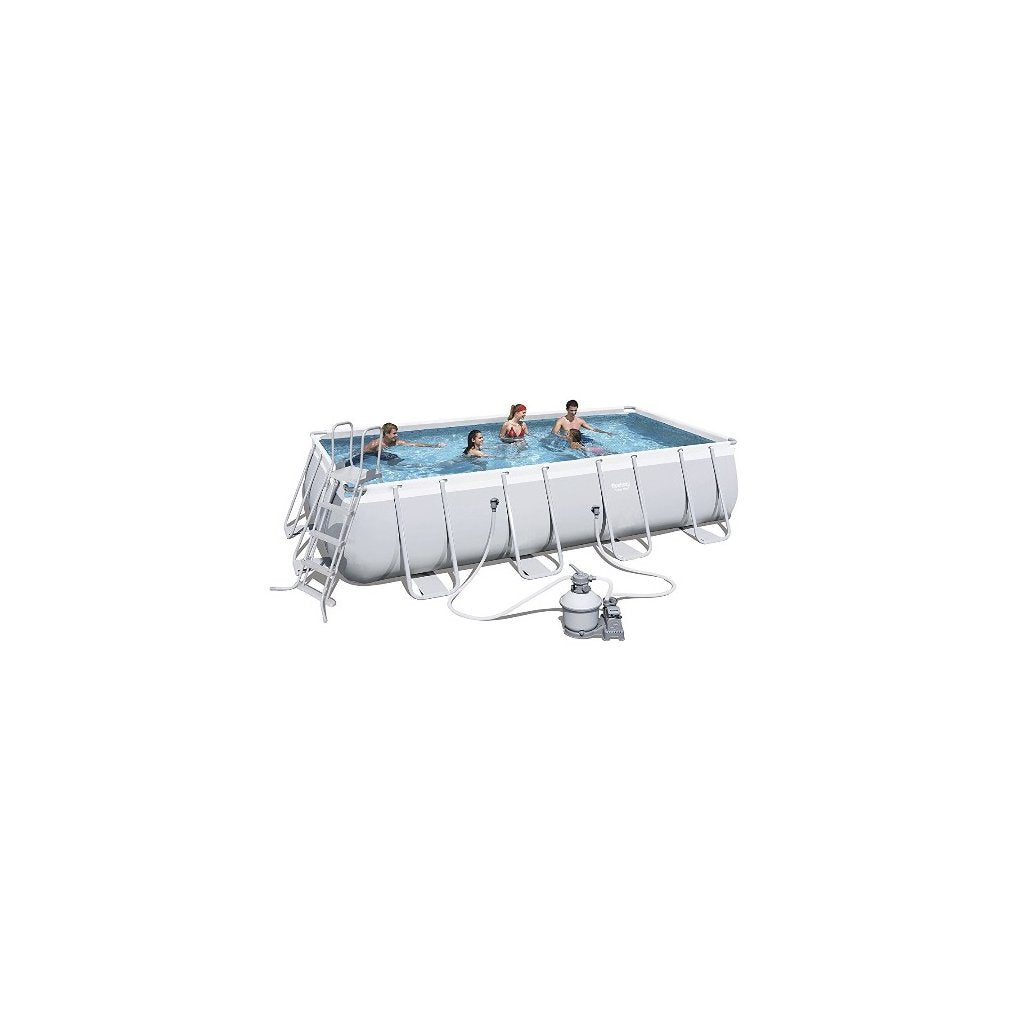 Piscina Rettangolare Bestway Power Steel 549x274x122 cm Completa - Modello 56466