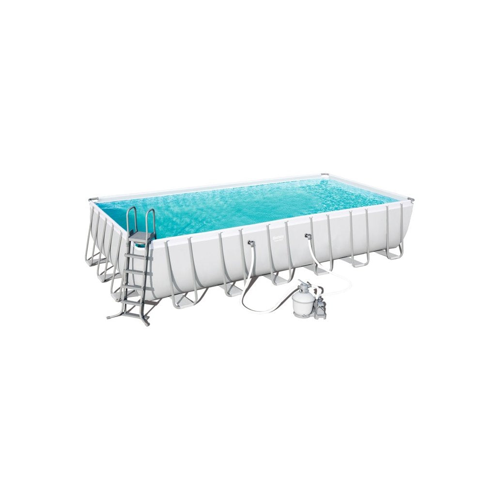 Piscina Rettangolare Bestway Power Steel 732x366x132 cm Completa - Modello 56475