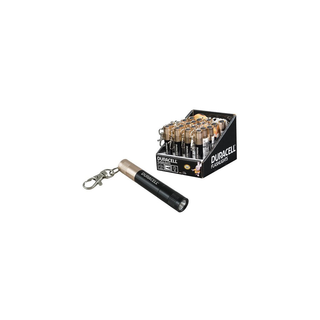 Torcia in Alluminio Duracell con 1 LED, 20 Lumen, Confezione da 20 Pezzi