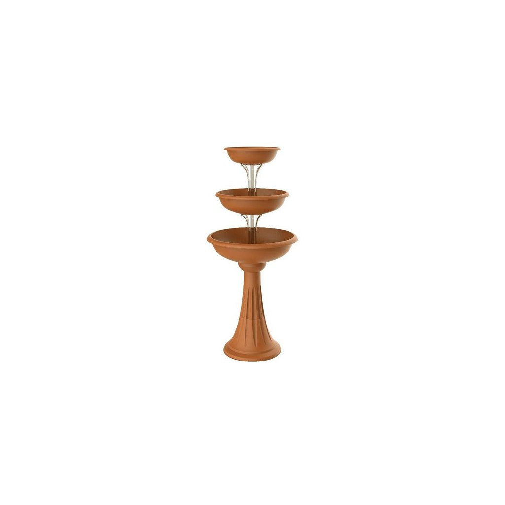 Bama Vaso Colonna Trevy in Terracotta, Altezza 114cm, Diametro 30-50cm