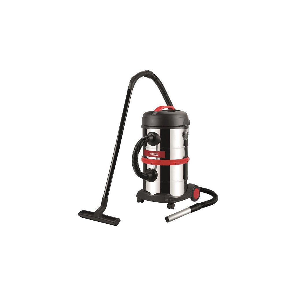 Bidone Aspiracenere e Aspiratutto Inox 1200W, CapacitÃ  30 Litri