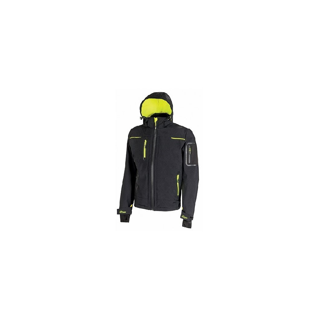 Giacca Invernale UPOWER Space Nero e Giallo Taglia S