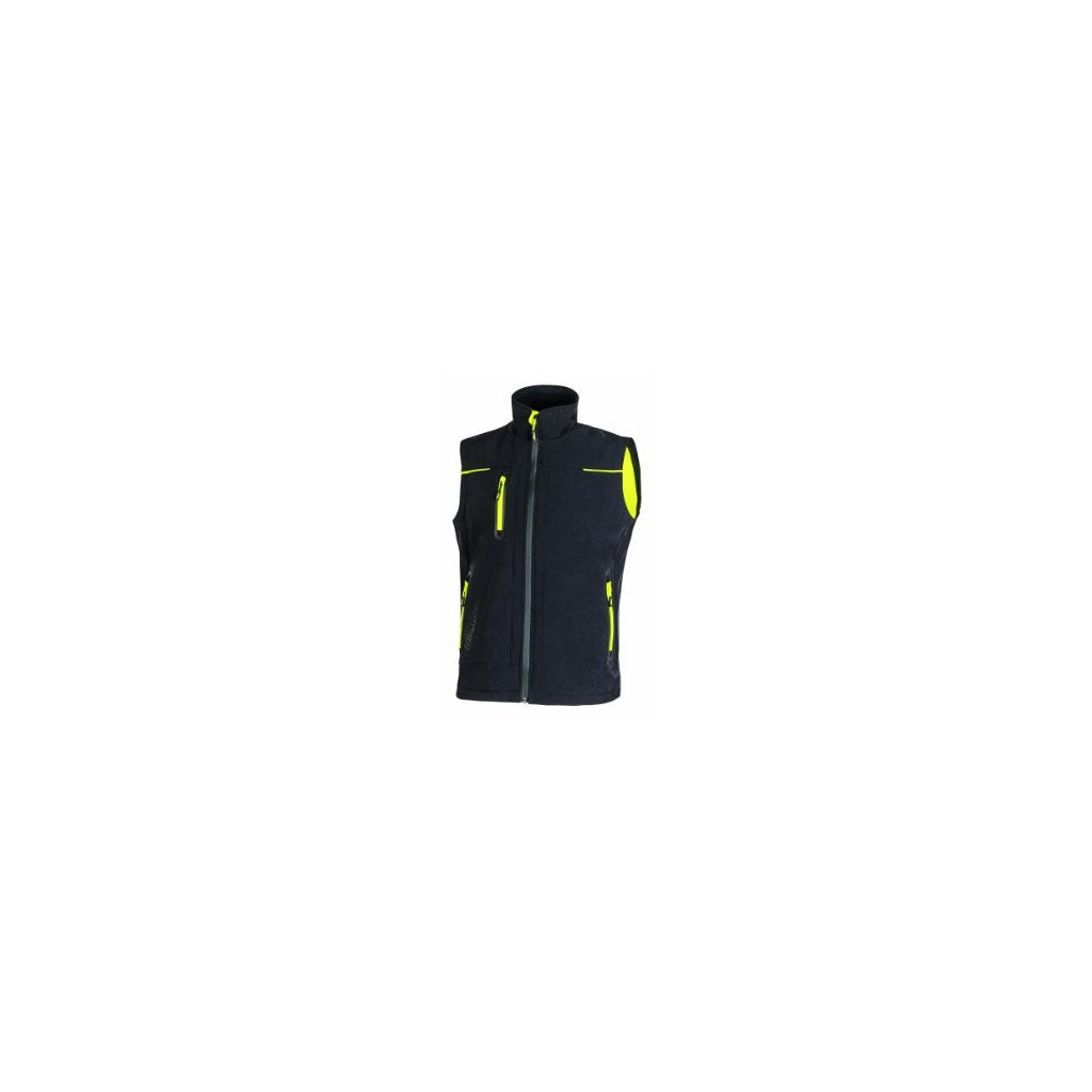 UPOWER Gilet Universe Invernale Nero con Carbonio - Taglia L