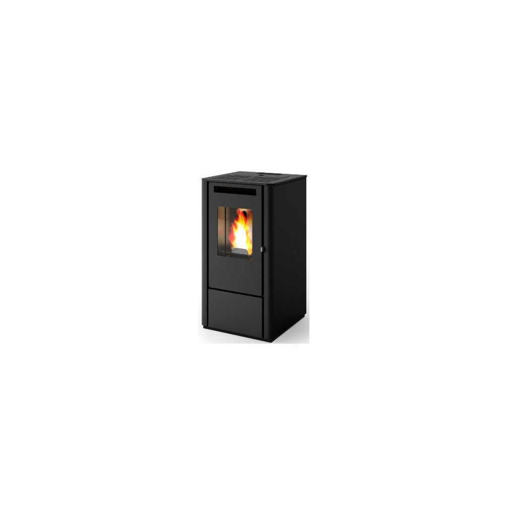 Stufa a Pellet Thelma 9 kW Nera (Potenza 8 kW)