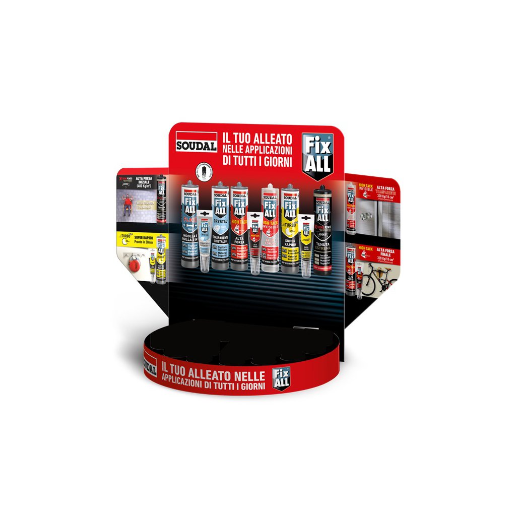 Soudal Sigillante Fix All Expo - Confezione da 18 Pezzi + 6 Omaggi