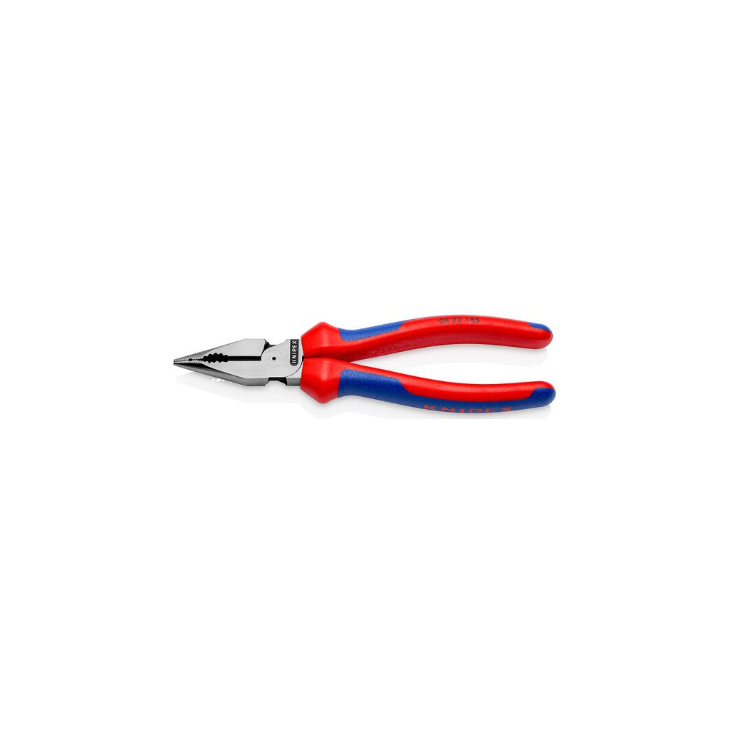 Pinza Universale Knipex con Testa a Punta Stretta 185mm - Art. 0822185